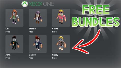 How To Get 6 Free Xbox Bundles Roblox Youtube