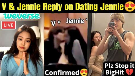 V Jennie Finally Replied BigHit On Dating Taennie Final Reply On