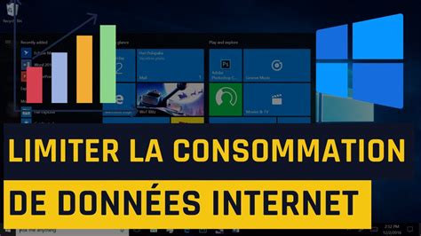 Comment limiter la consommation de données internet sur Windows 10