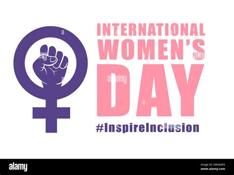 International Womens Day Concept Poster Inspire Inclusion Woman