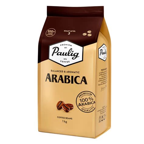 Купить Кофе в зернах Paulig Arabica средней обжарки 1000 гр в