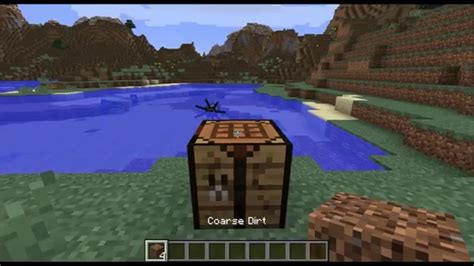 Minecraft How To Make Coarse Dirt Youtube