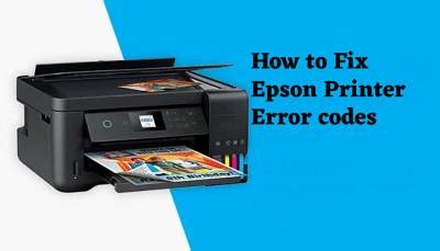 How To Fix Epson Printer Error Codes Epson Is A Encycloped Flickr