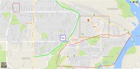 How updated is this "areas to avoid in PG" map? : r/princegeorge