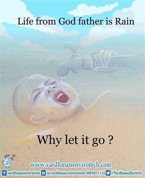 Vardhman Envirotech On Twitter Life From God Father Is Rain Why Let