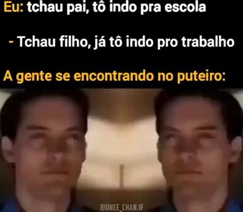 Eu Tchau Pai T Indo Pra Escola Tchau Filho J T Indo Pro