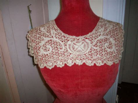 Breathtaking Collar 1800s Antique Lace Maltese Lace Ivory Etsy