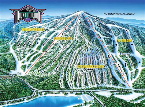 Mount Bohemia Trail Map | SkiCentral.com