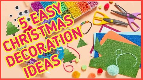 5 Simple Christmas Decorations Ideaschristma Decoration Ideaseasy Christmas Decoration Ideas