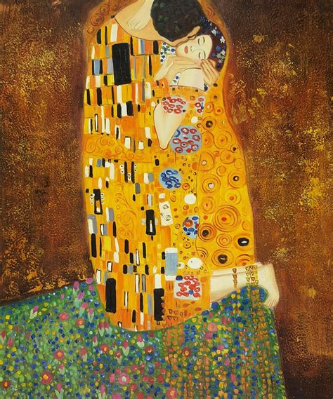 Gustav Klimt Pocałunek 50x60 - Galeria Piękne Obrazy