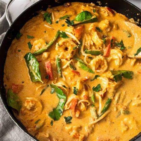 Thai Panang Curry With Prawns Quick And Easy Sugar Salt Magic