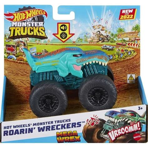 Hot Wheels Monster Trucks Mega Wrex Avec Lumi Re Et Son Hdx