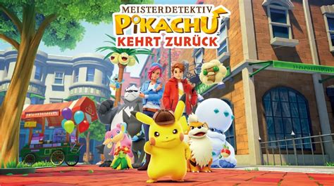 Neues Pokémon Spiel für Nintendo Switch Meisterdetektiv Pikachu kehrt