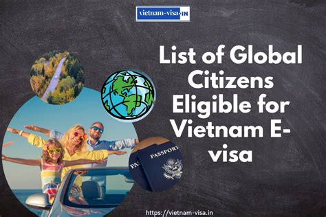 List Of Global Citizens Eligible For Vietnam E Visa