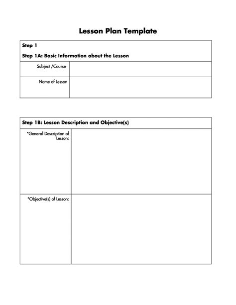 Lesson Plan Template For Church Printable Template Calendar Design