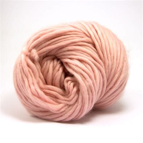 Baby Pink Super Bulky Merino Yarn Super Chunky By Cloverscrochet