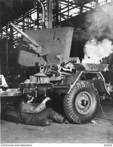 A Pounder Anti Tank Gun Being Manufactured At A Factory Somewhere In