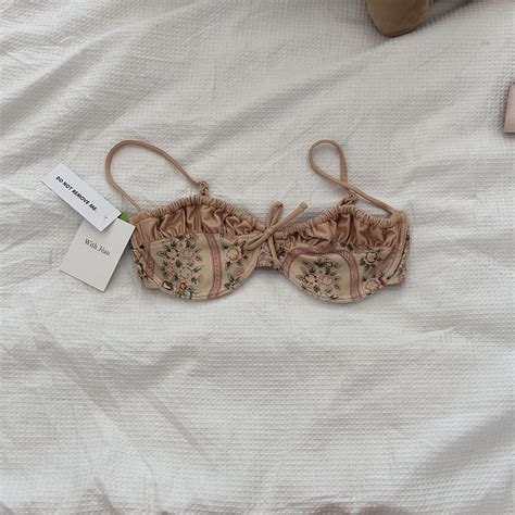 With Jean Bikini Top RRP 89 Brand New With Tags Depop