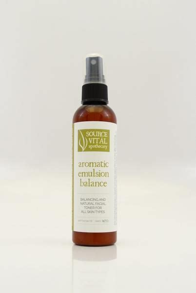 Aromatic Emulsion Balance A Natural Facial Toner Skin Calming