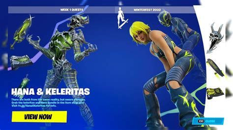 How To Get Hana And Keleritas Skin Bundle Now In Fortnite Release Date