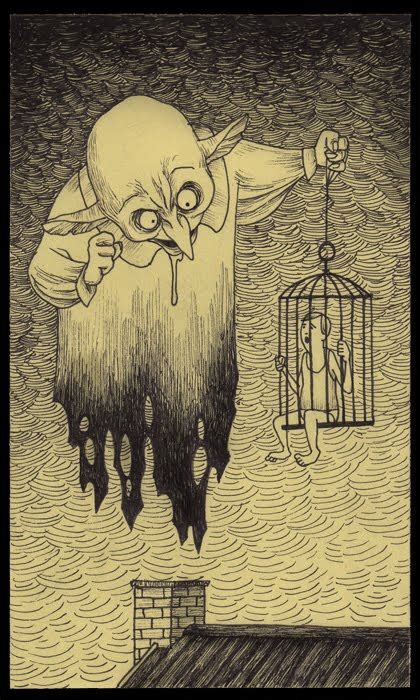 Pin Von Wise Wolf Auf John Kenn Mortensen Horrorkunst Gruselige