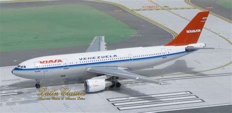 Viasa Venezuela Air Airbus A300b4 Regtv 161c Aeroclassics Scale 1400