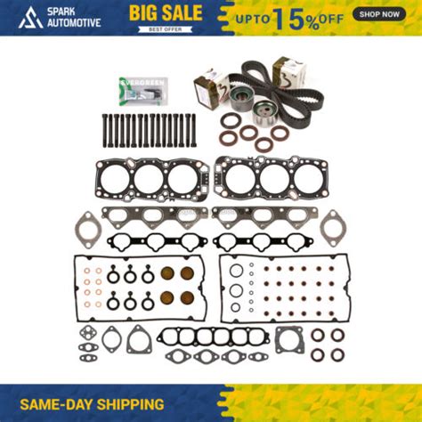 Head Gasket Set Timing Belt Kit Fit 91 99 Mitsubishi Dodge Stealth