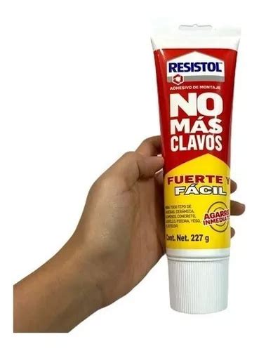 Resistol No Mas Clavos Adhesivo De Montaje Fuerte Fácil 227g MercadoLibre