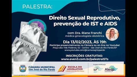 Palestra Direito Sexual Reprodutivo prevenção de IST e AIDS YouTube