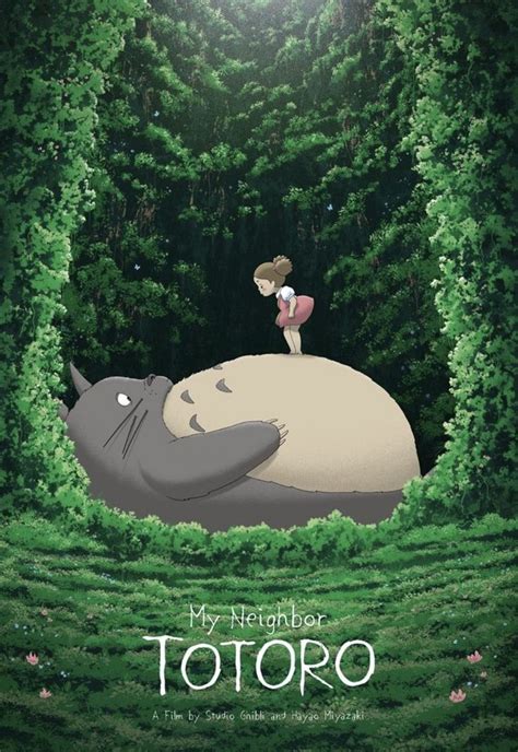 Mon Voisin Totoro Totoro Poster Ghibli Artwork Studio Ghibli Poster