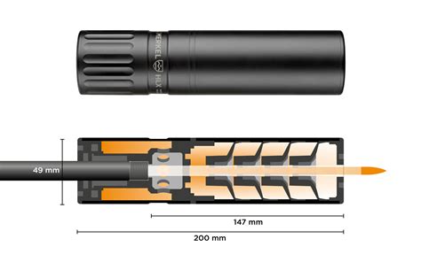 Tlmič hluku Merkel HLX 9 3 M15x1 IBO sk