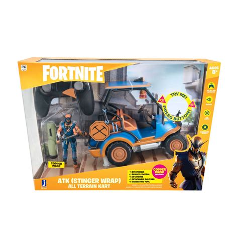 Игровой набор Fortnite Фортнайт All Terrain Kart с фигуркой Copper Wasp ...