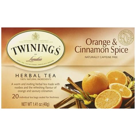 Twinings Orange And Cinnamon Spice Tea 20 Ct 1 41 Oz