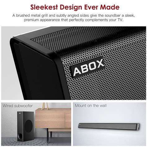 Soundbar with subwoofer - eventsnored