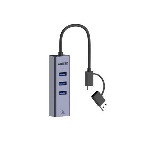 Unitek 4 In 1 Usb Multi Port Hub With 2 In 1 Connectors Usb C