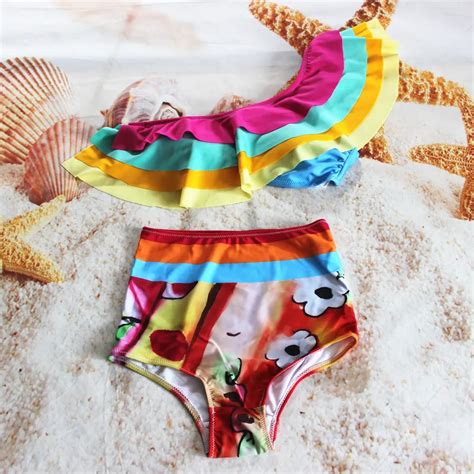 High Waist Ladies Swimsuit 2018 Sexy Women Plush Up Bikini Set Bandage