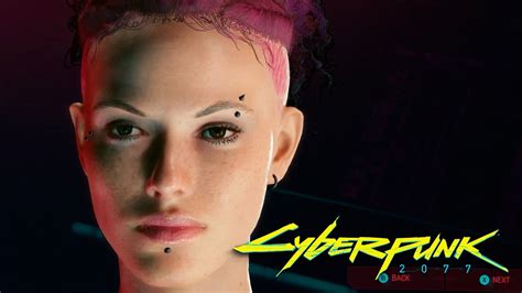 Cyberpunk 2077 Female Character Creation Youtube