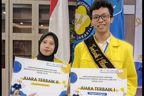 Dua Mahasiswa UI Raih Juara Pilmapres LLDIKTI Jakarta ANTARA News