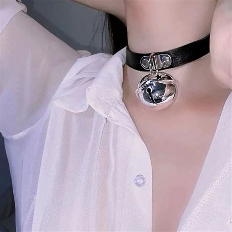 Y2k Cosplay Harajuku Punk Rock Gothic Collar Choker Sexy Pu Leather