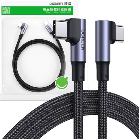 UGREEN SZYBKI KABEL DWU KĄTOWY USB C PD 5A 100W 1M Sklep Opinie