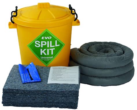 60 Litre Spill Kit With Evo Absorbents Oil And Fuel Spill Kits Oil