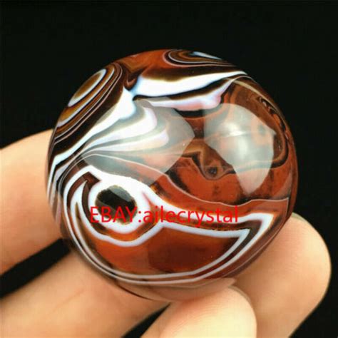 Pc Natural Quartz Crystal Lace Agate Sphere Ball Reiki Divination Ball