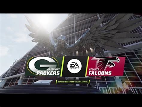 Packers Vs Falcons Week Simulation Madden Rosters Youtube