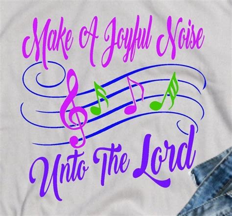 Make A Joyful Noise Unto The Lord Svg  Png Pdf Sing To Etsy