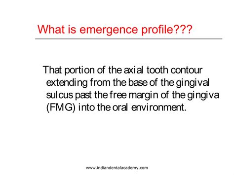 Emergence profile done/ new dentistry technology | PPT
