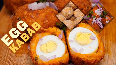 Egg Kabak By Pottus Kitchen Crispy Egg Kabab గుడ్డు కబాబ్ ಮೊಟ್ಟೆ ಕಬಾಬ್ Youtube