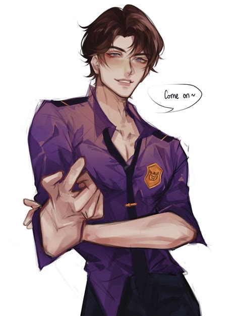 Michael Afton FNAF Come On ART PRINTB Etsy