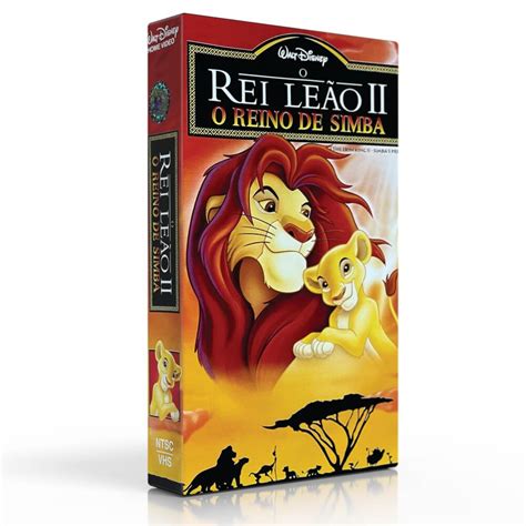 O REI LEÃO II O REINO DE SIMBA Fita VHS StudioVHS tvFita VHS