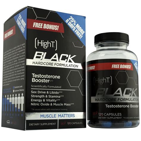 High T Black Natural Testosterone Booster High T Black 152 Count Exp 4 2020 Ebay