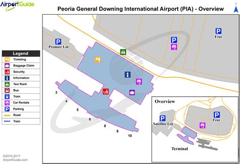 Peoria - General Downing - Peoria International (PIA) Airport Terminal ...